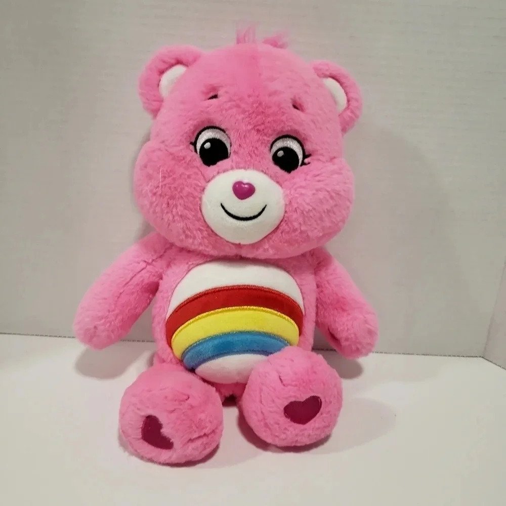 Pink Cheer Plush Carebear .